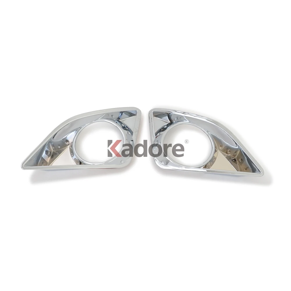 Для Toyota Corolla International E140 2007-2010 ABS хромированный передний противотуманный светильник, противотуманный светильник, накладка, автомобильная наклейка, внешние аксессуары