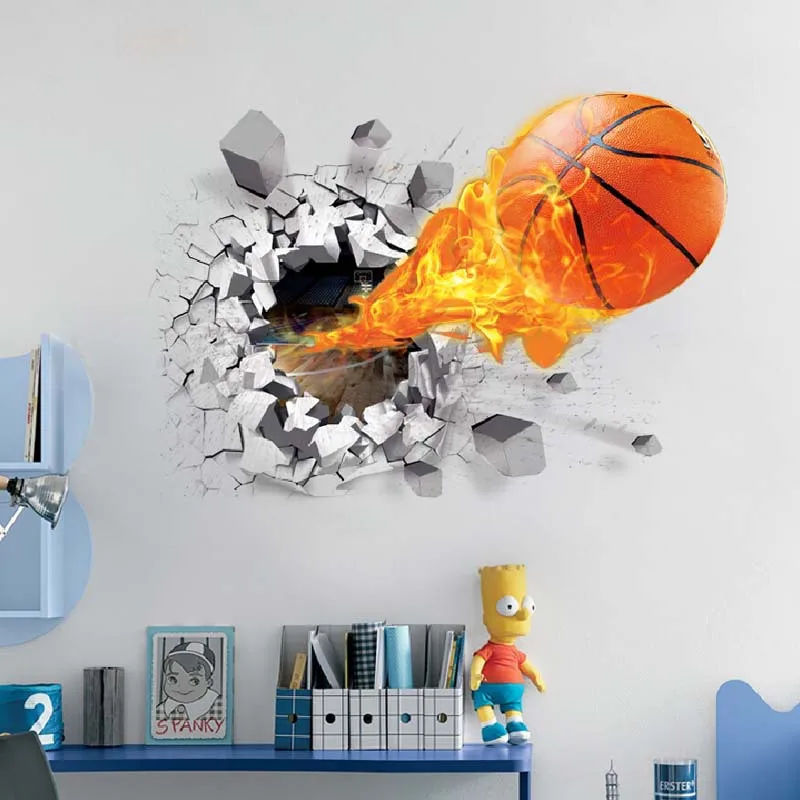 3D ПВХ наклейки на стену для спальни гостиной фона телевизора съемные креативные