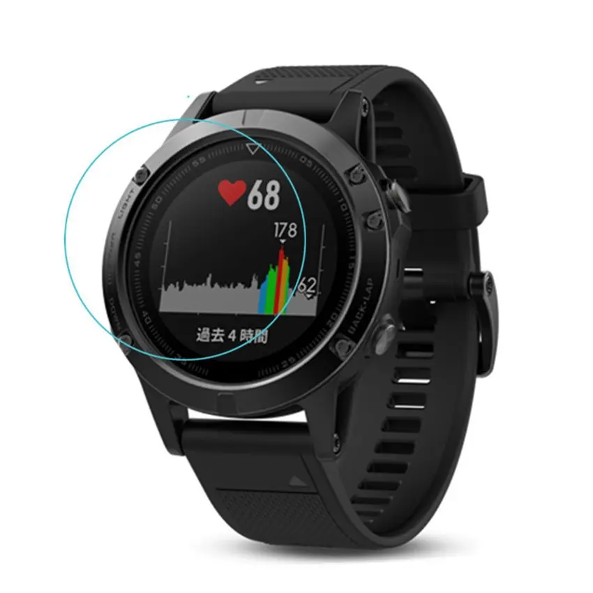 Закаленное стекло 9H 2.5D премиум класса для смарт часов Garmin Fenix 5/Fenix 5 с