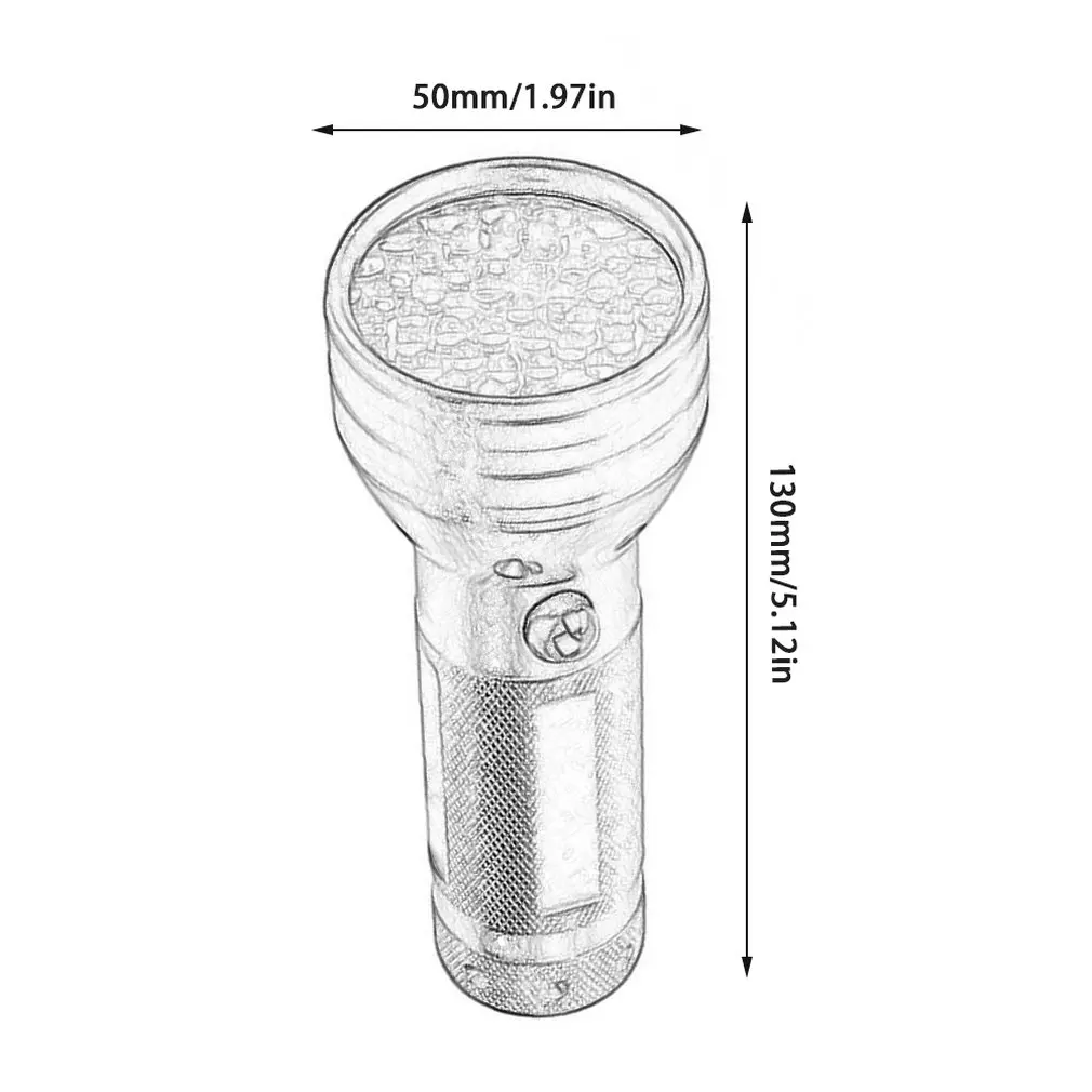 Портативный мини 51 LED алюминиевый сплав УФ Pet кошка собака пятна - Цена: 862,71 руб.