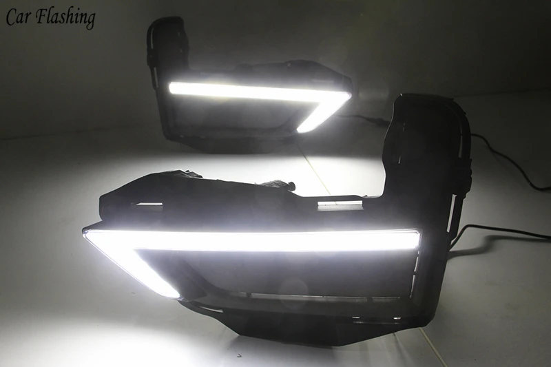 DRL для Nissan X-Trail X trail Rogue 2017 2018 2019 2020 дневные ходовые огни противотуманная фара