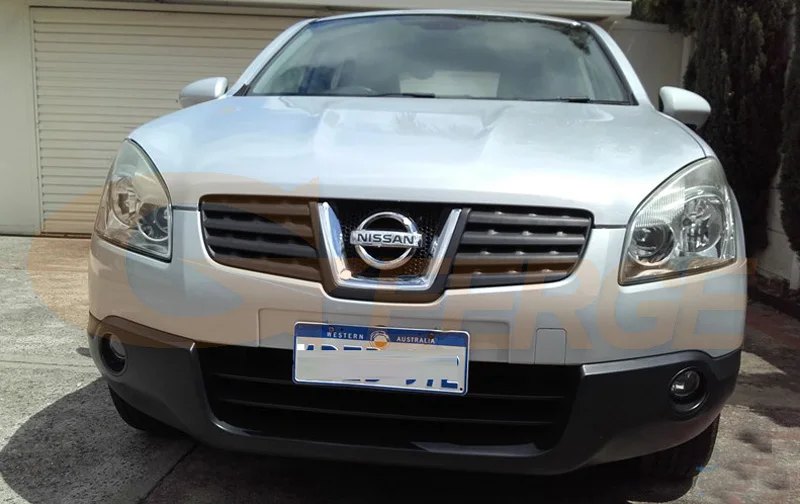 Для Nissan Dualis J10 серии 2007 2008 2009 отлично Ангельские глазки Ультра яркое освещение CCFL Ангельские глазки комплект Halo Кольцо