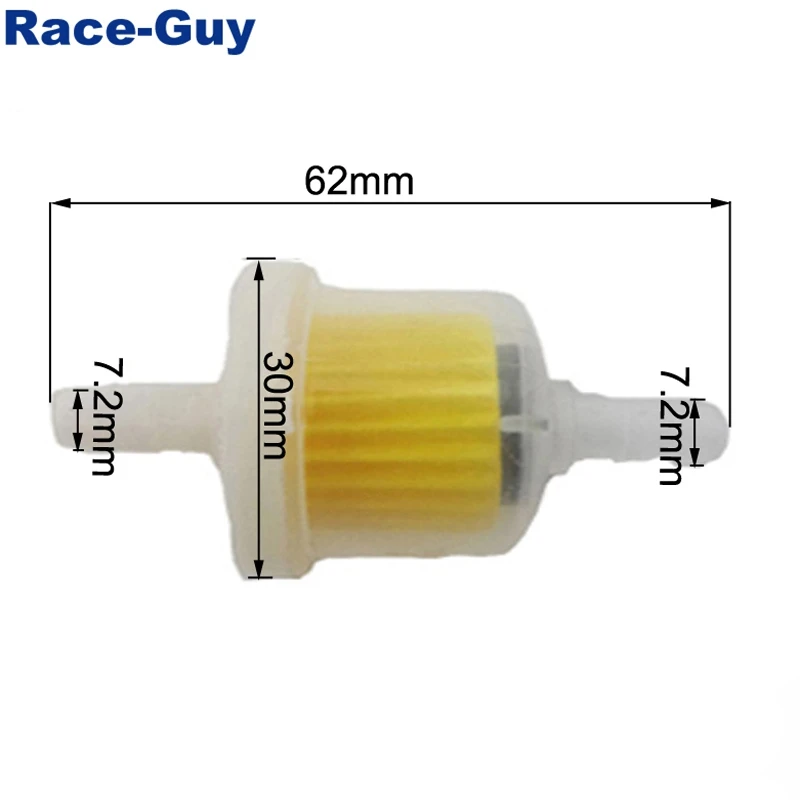 Газовый топливный фильтр для Pit Dirt Motor Bike ATV Quad Go Kart Багги Карманный мотоцикл Honda