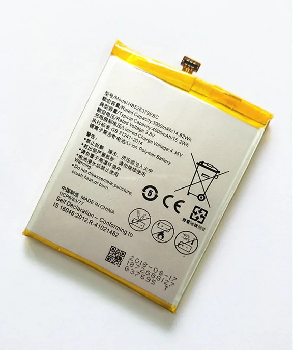 Аккумулятор для телефона AZK HB526379EBC Huawei Y6 Pro Enjoy 5 HONOR 4c pro TIT-L01 TIT-TL00 -CL00 TIT-CL10 4000mAh |