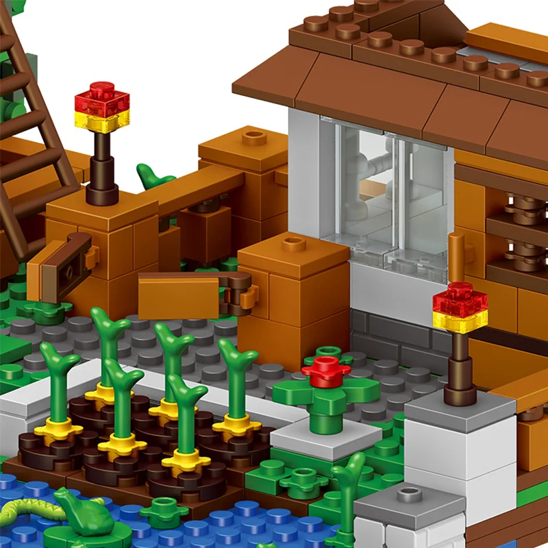 Новинка 1007 шт. мой мир водный замок мини драконы фигурки Legoings модель строительные