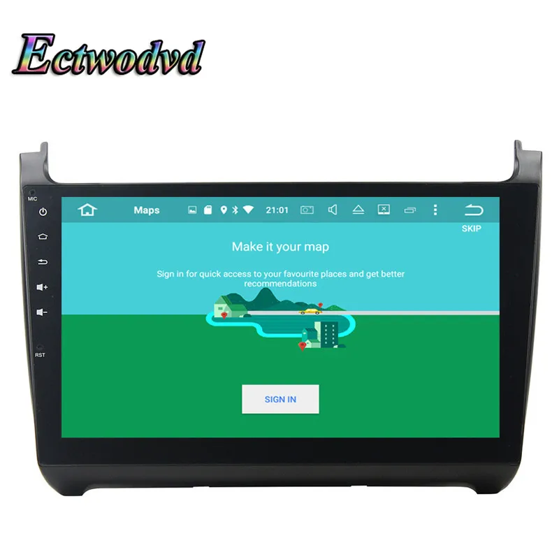 Ectwodvd Octa Core 4G Android 8.0/Quad 7.1 Car DVD GPS Navigation for VW Polo 2015 Radio Tapes | Автомобили и мотоциклы