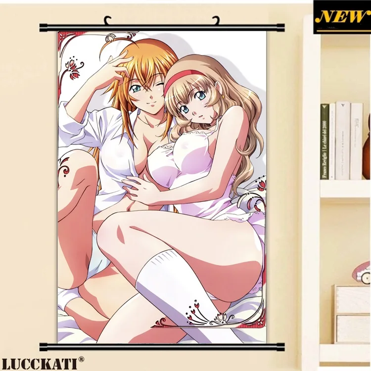 40X60 см Ikkitousen battale Vixens Shiozaki Yuji серия квитанция мультфильм аниме Настенная картина прокрутки холст живопись плакат - Цвет: O