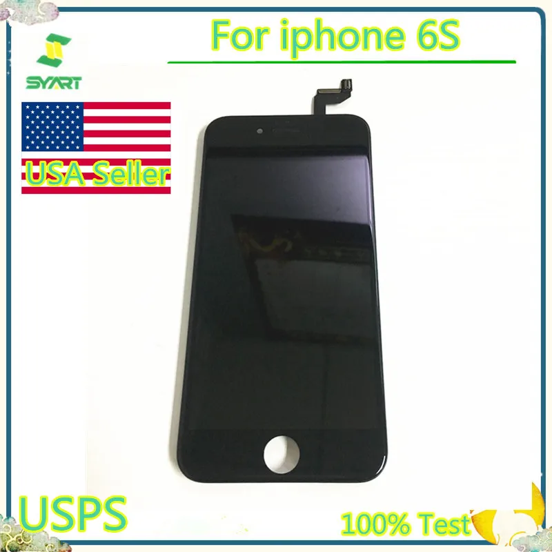 100% тест ЖК дисплей для iPhone6S LCD с 3D силой сенсорный экран дигитайзер сборка iPhone 6S