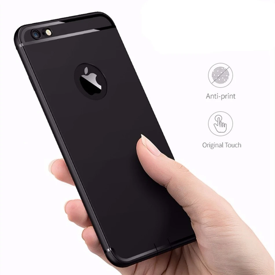 Новый роскошный Тонкий силиконовый чехол для Apple iPhone 6 S Plus 5 5S SE мягкий матовый из