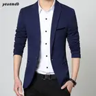 Yauamdb мужская верхняя одежда веснаосень костюм пальто мужской брендовый Блейзер Куртка Повседневная Деловая свадебная одежда 59
