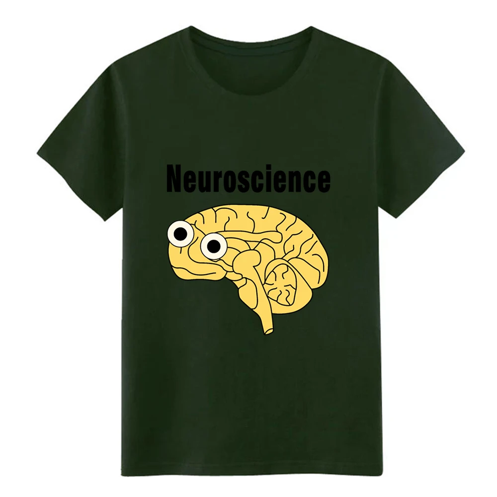 Мужская футболка Neuroscience Brain дизайнерская S-3xl новый стиль весенне-осенняя