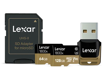 Lexar Micro SD карта 1800x microsd 64 ГБ 32 ГБ 270 МБ/с./с sdxc U3 cartao de memoria класс 10 Флэш-память tf/sd карта для смартфонов