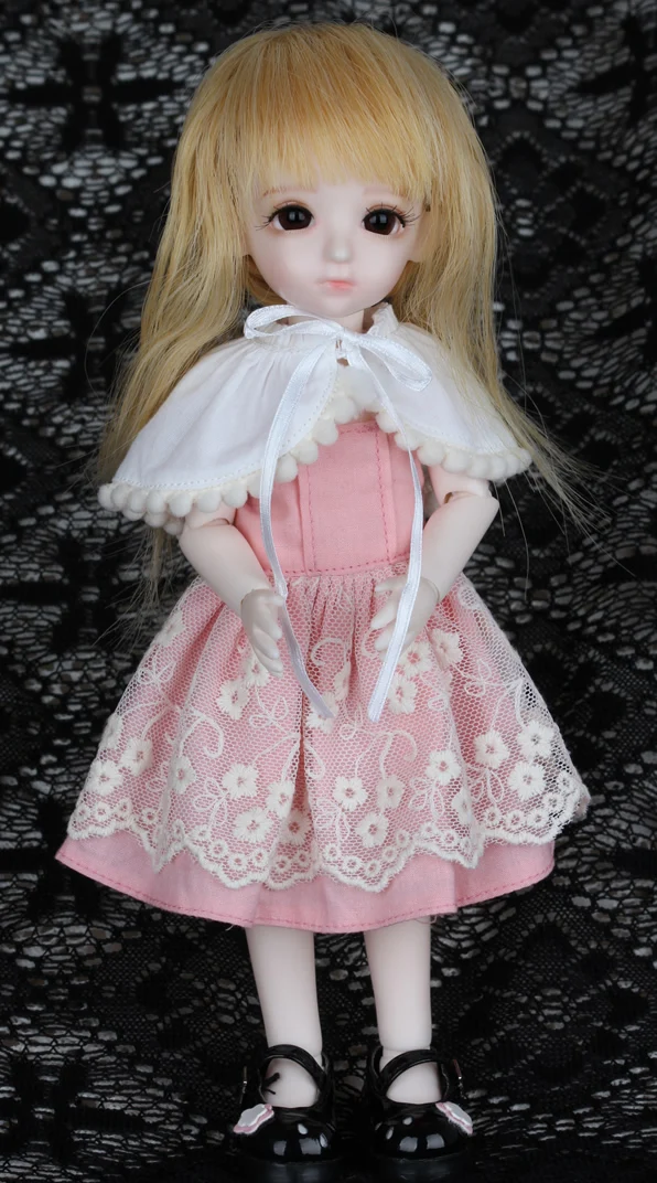Бесплатная доставка 1/3 1/4 1/6 BJD SD Кукольное платье Одежда модное с кружевом для