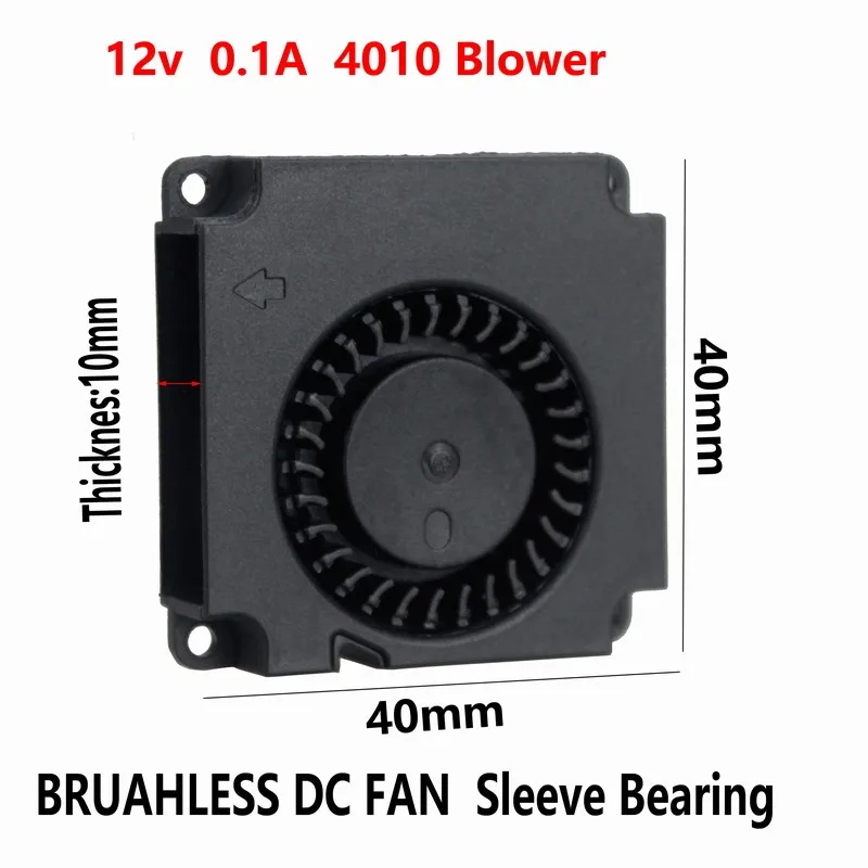 5 шт. Gdstime 4010s DC 12 В 40 мм x 10 4 см высокоскоростной Вентилятор охлаждения 40*40*10