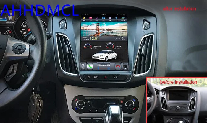 Мультимедийный плеер в стиле Тесла автомобильный планшет для ПК Android 9 0 GPS IPS