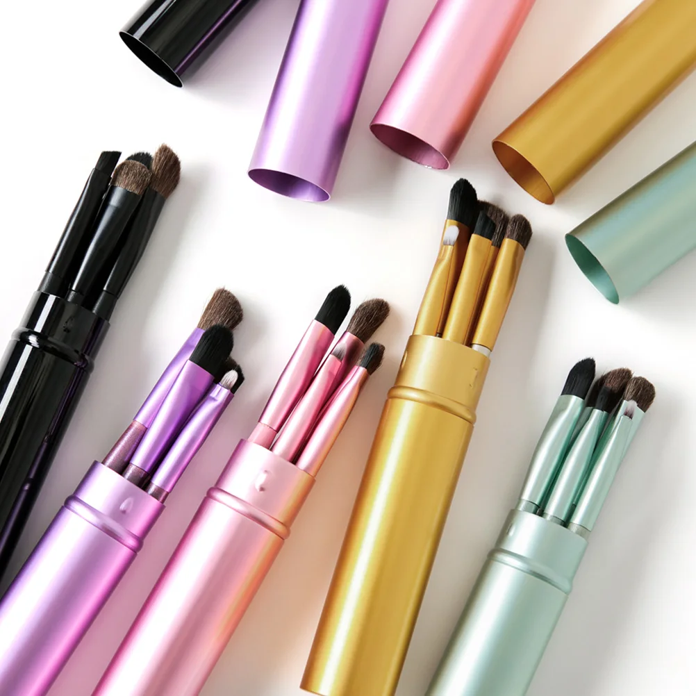 5 шт. портативные мини кисти для макияжа глаз набор идеальные Профессиональные