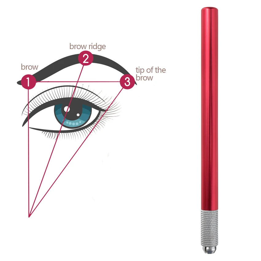 Ручка для макияжа набор ручек перманентного бровей губ микроблейдинга тату
