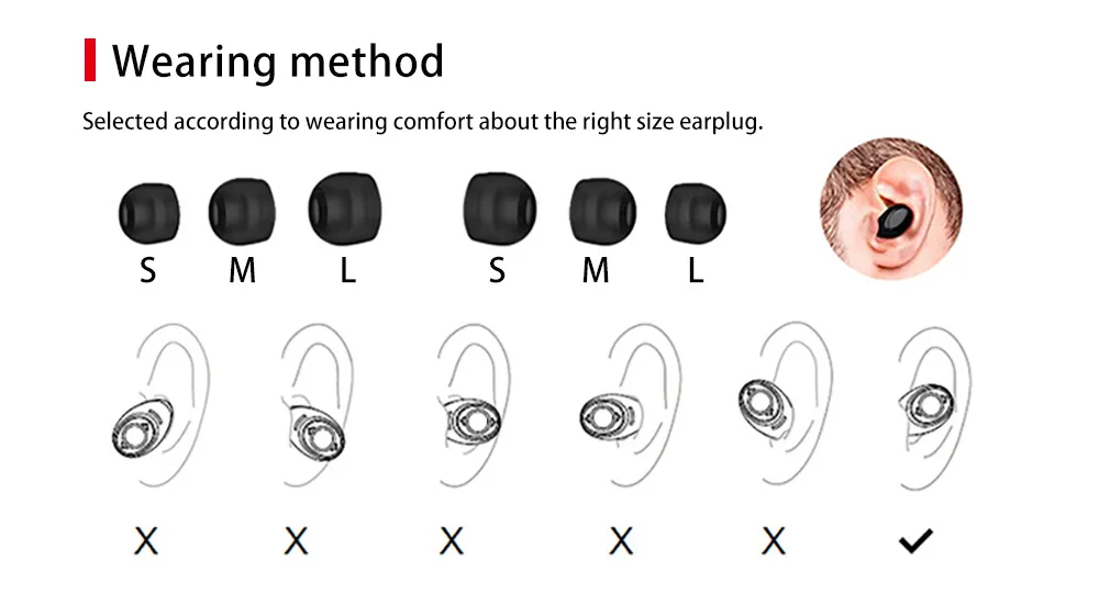 Soaiy, маленькие настоящие беспроводные TWS наушники, 4,2, Bluetooth наушники, гарнитура, глубокий бас, стерео звук, спортивные наушники для samsung Iphone