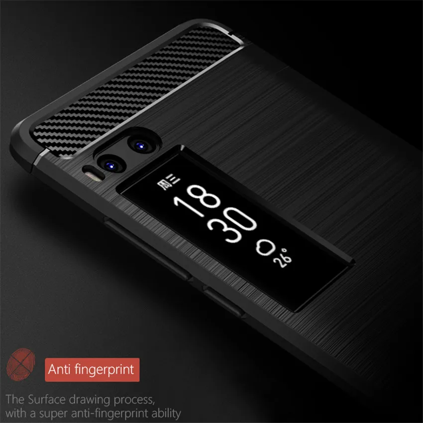 Чехол TCICPC для Meizu Pro 7 чехол оригинал роскошный ультра тонкий углеродное волокно