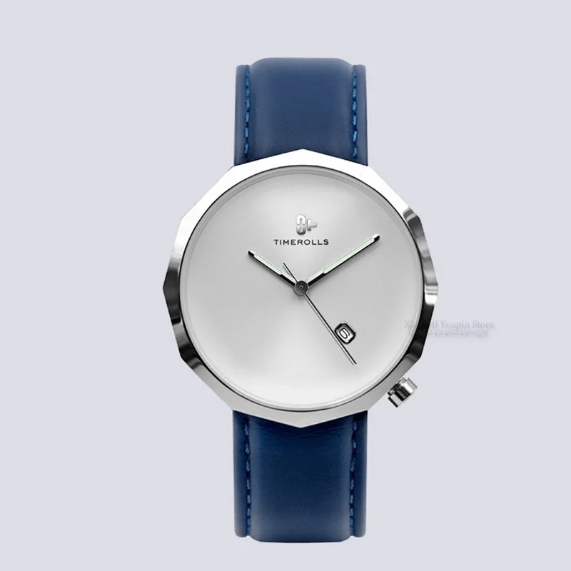 style 1 Xiaomi Mijia кварцевые умные часы водонепроницаемые шагомер чехол из нержавеющей стали умные вибрации водонепроницаемые часы подарок - Цвет: style 1