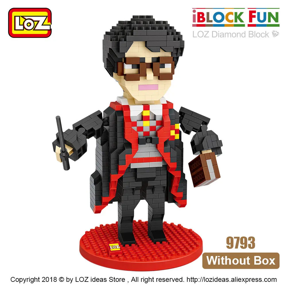 9793 Without Box LOZ, алмазные блоки, сборка, аниме, фигурка, Kawaii, мини микро строительные блоки, кирпичи, сделай сам, развивающие игрушки для детей, подарок - Цвет: 9793 Without Box
