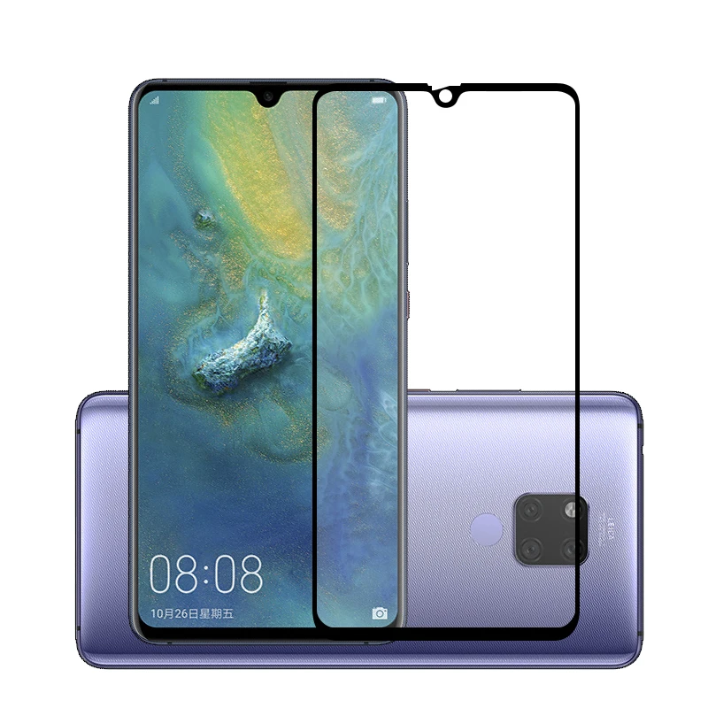 

75 шт./лот 2.5D Премиум Закаленное стекло для Huawei Mate 20 полное покрытие Защитная пленка для Huawei Mate 20
