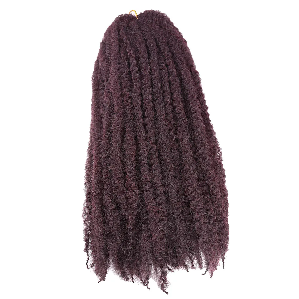 Amir hair 18 дюймов Синтетические Marley косы с эффектом деграде (переход от темного к