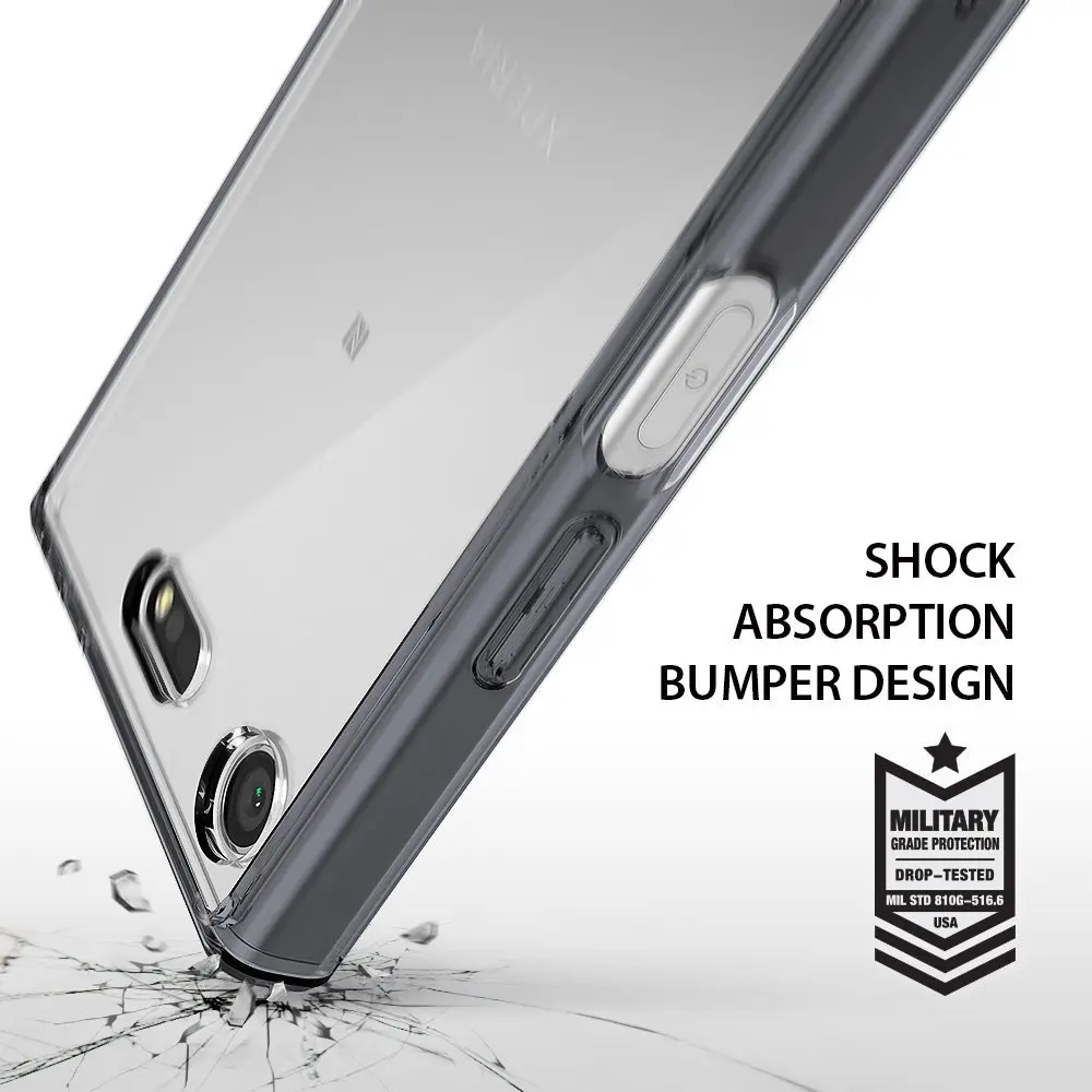 Чехол Ringke Fusion для Sony Xperia XZ1 компактный прозрачный ПК задний бампер из ТПУ