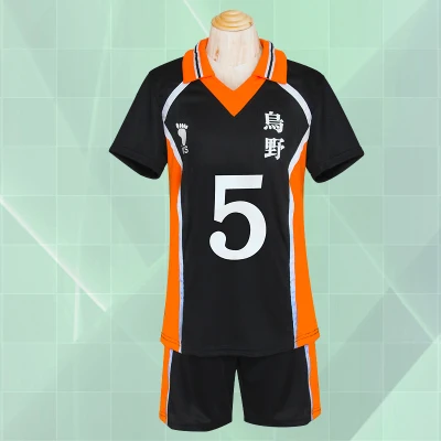 Voleibol Haikyuu Cosplay Костюм Karasuno High School волейбольный клуб Hinata Shyouyou спортивная одежда