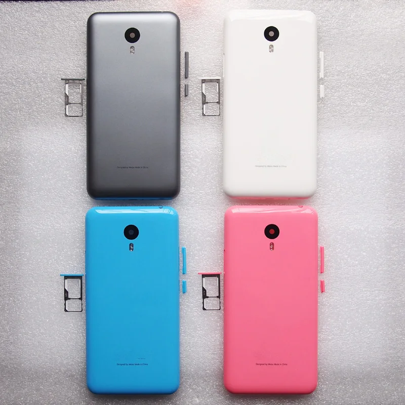 Новая задняя крышка BaanSam для аккумулятора чехол MEIZU M2 Note 5 дюйма с кнопками питания