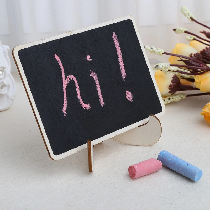 

12 Mini Blackboard Place Card Holder Easel Wedding Party Chalkboard Table Number