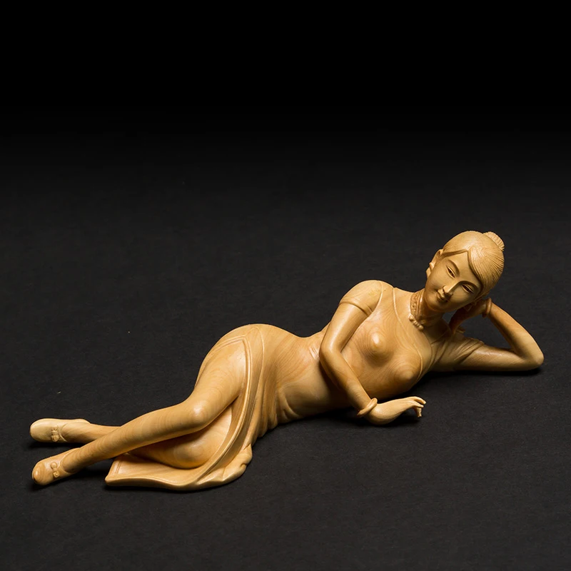 Статуэтка из искусственной резьбы по дереву высокого качества Ручное ремесло