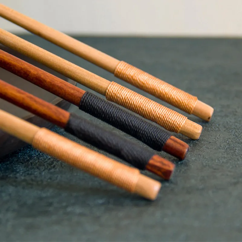 100 шт./лот деревянные ложки натуральные с длинной ручкой для перемешивания