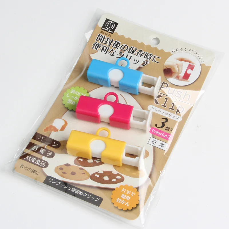 Портативный Зажим для еды бытовой уплотнительный мешок зажимы хлеба закусок