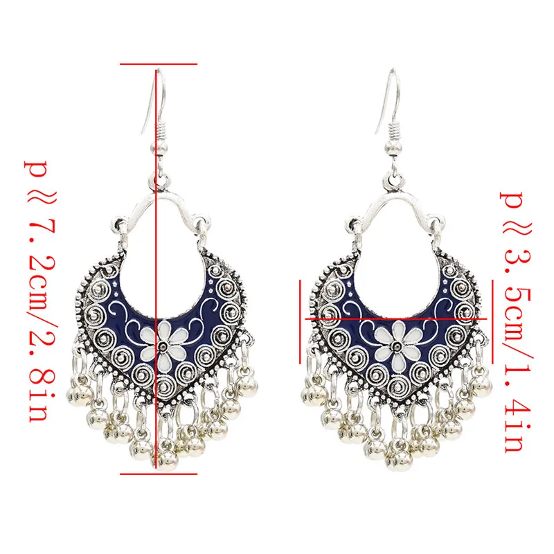 Серьги подвески в богемном стиле 3 цвета|Серьги-подвески| |