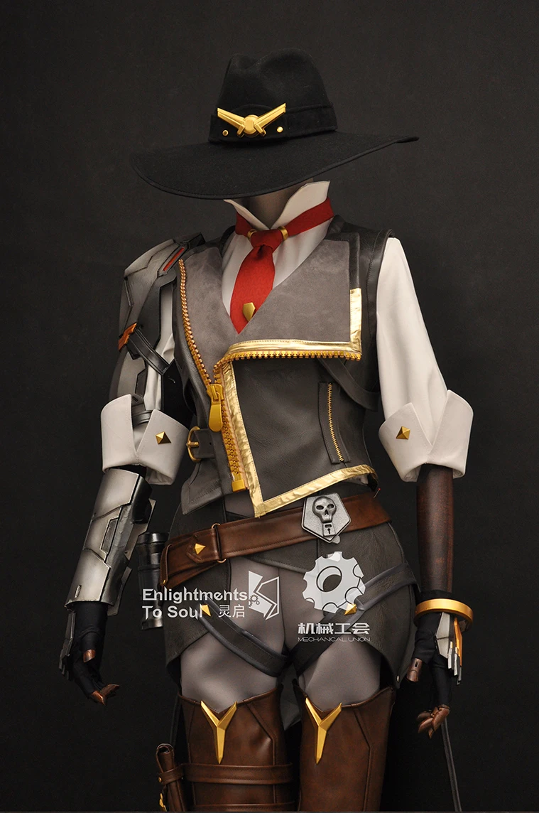 [По индивидуальному заказу] Игра OW Ashe герой лиха наряд Высокое снижение косплей костюм полный набор Рождество карнавал