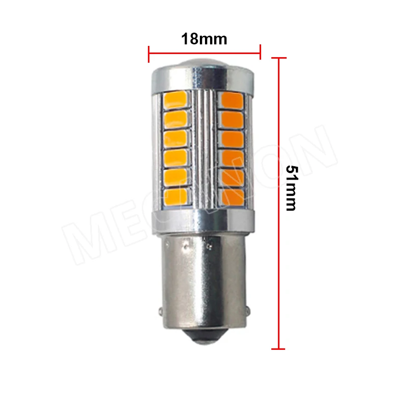 2 шт. Автомобильный светодиодный S25 1156 BA15S 1157 BAY15D T20 7440 7443 T25 3156 3157 5630 5730 33SMD дневные