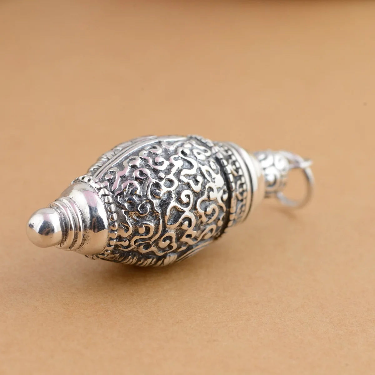 

Thai silver gawu Box Pendant for man and woman Shurangama mantra S925 sterling silver man pendant