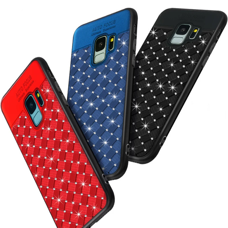 yonliantan litter diamond 3D coque cover case For Samsung galaxy s9 S 9 Plus S9Plus on Silicone luxury Silicon back Phone cases |