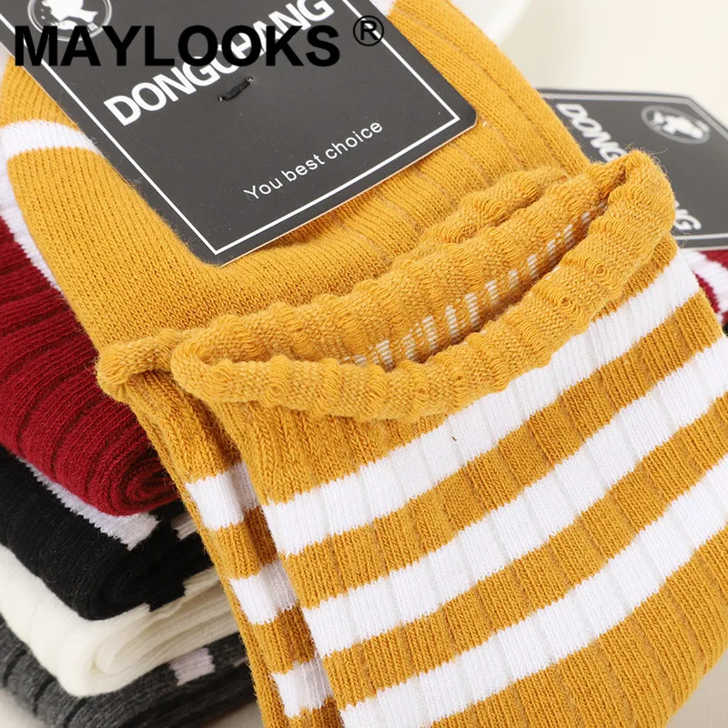 Maylooks/новые женские носки на осень и зиму С Катаной стороной хлопковые из дикого
