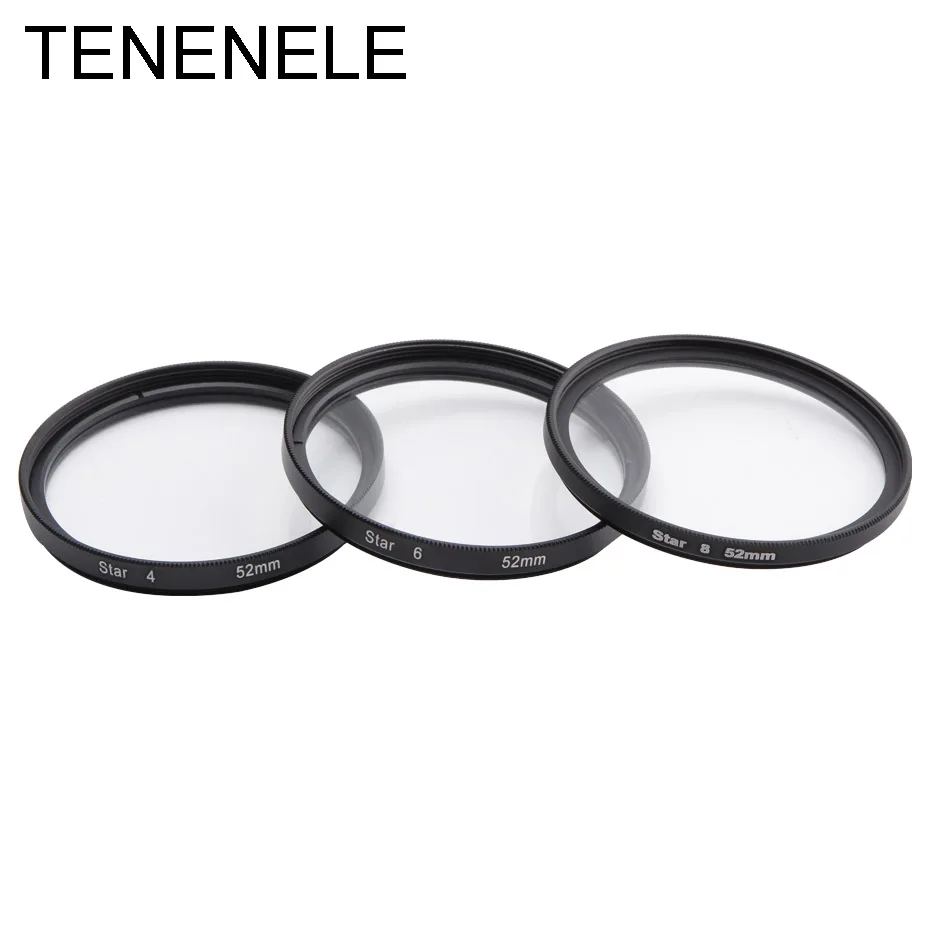 TENENELE Star 4 6 8 линейные точечные фильтры Cross Camera Filtro 37/40. 5/46/49/52/55/58/62/67/72/77 мм для Nikon Canon
