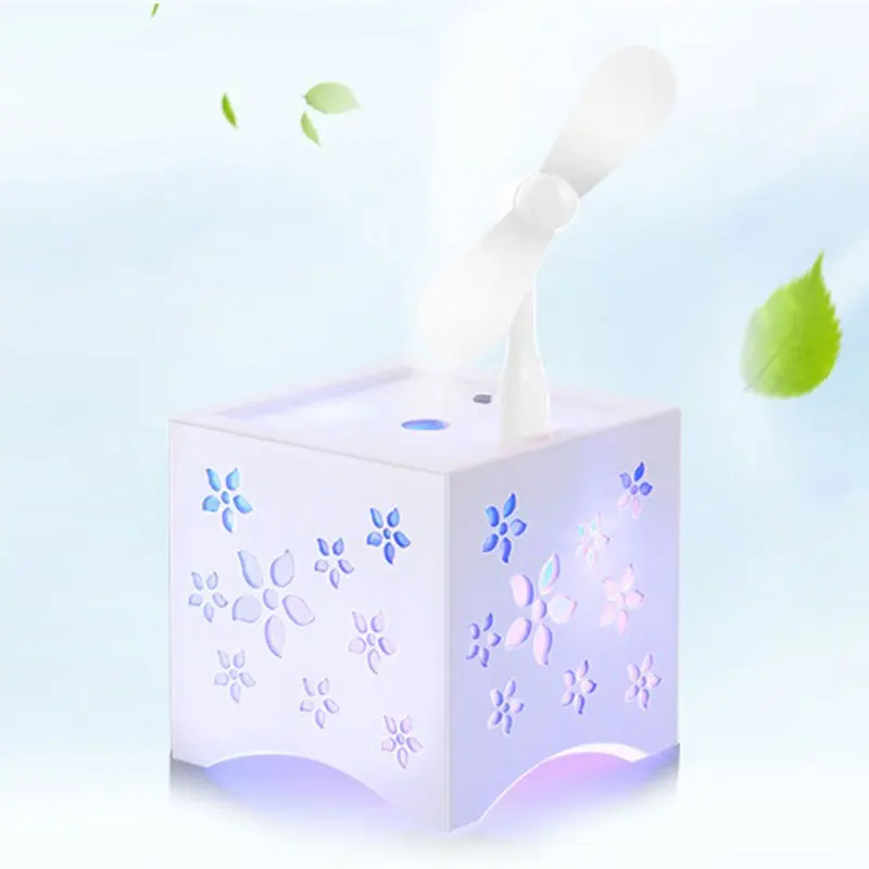 Электрический Воздуха Mist Чайник Fogger Спа Красочные Night Light USB Увлажнитель Дома