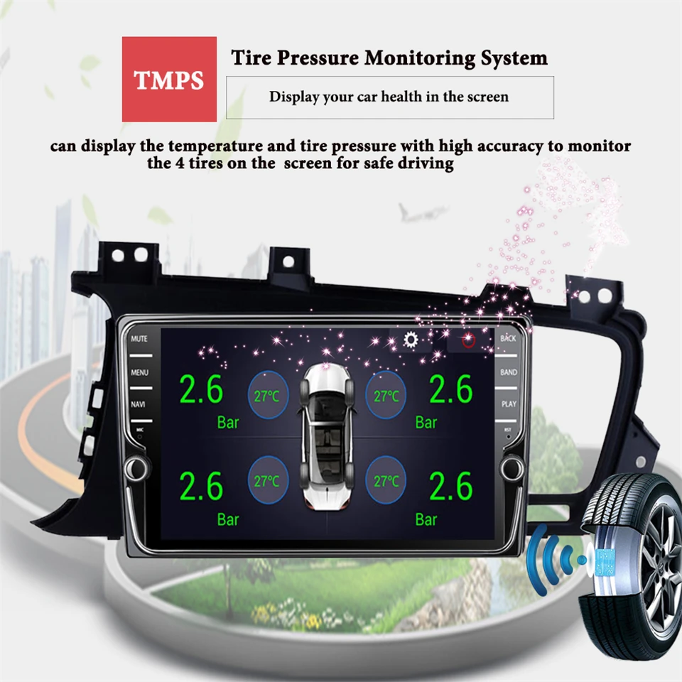 Deckless Восьмиядерный Android 9,1 автомобильный DVD 64G плеер для Kia K5 Optima 2011- GPS Радио Стерео Головные устройства 4G LTE SIM Carplay