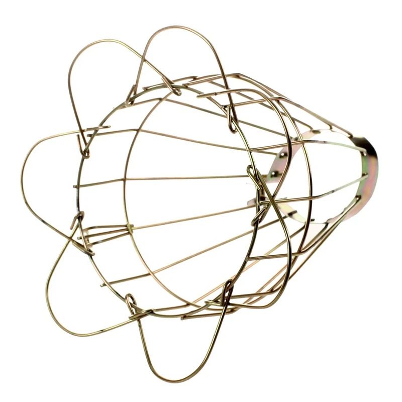 Железная проволочная колба клетка зажим на старый вид винтажное освещение