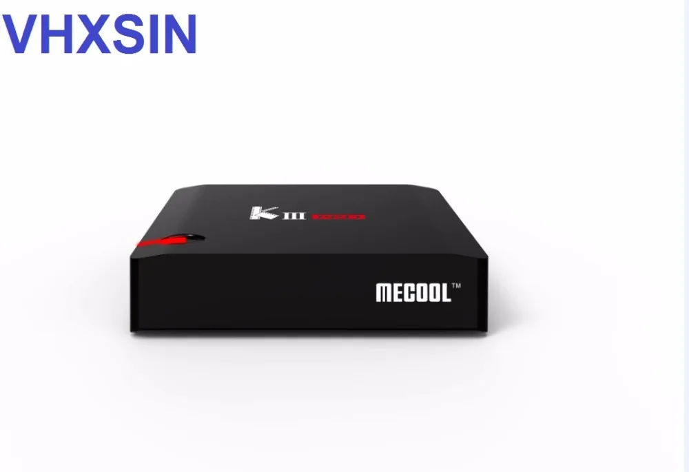 ТВ-приставка Mecool kiii pro Android 7 1 Amlogic S912 Восьмиядерный 3 ГБ DDR4 ОЗУ 16 Гб ПЗУ Dvb-t2 Dvb s2 T2 C