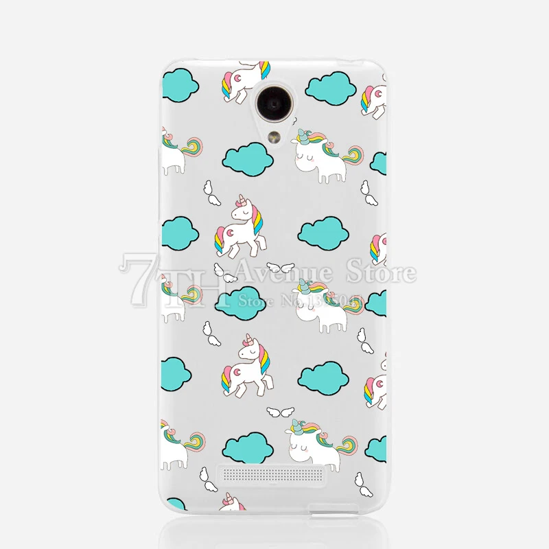 Модный мягкий чехол из ТПУ для Xiaomi Redmi Note 2 Прозрачный силиконовый телефона Hongmi Note2