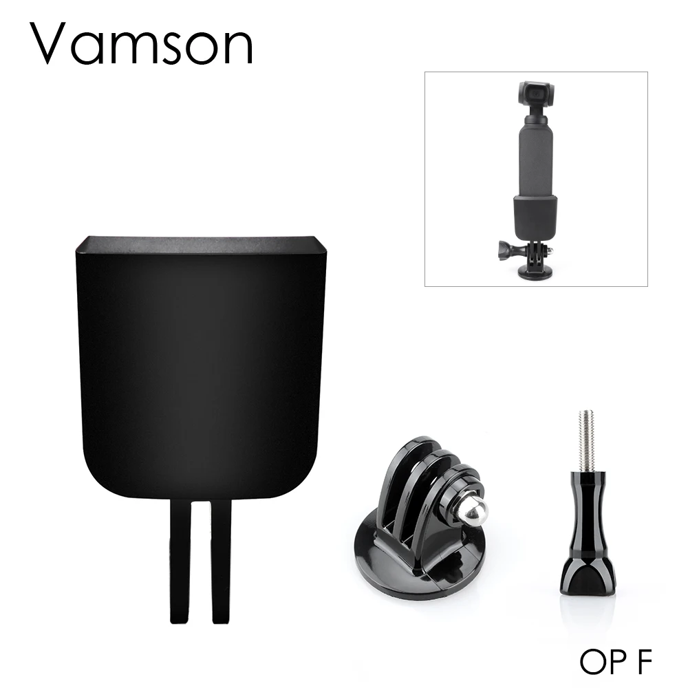 

Карманные аксессуары Vamson для DJI Osmo 1/4 винт-адаптер Монтажный кронштейн ручной Универсальный шарнирный стабилизатор OPF