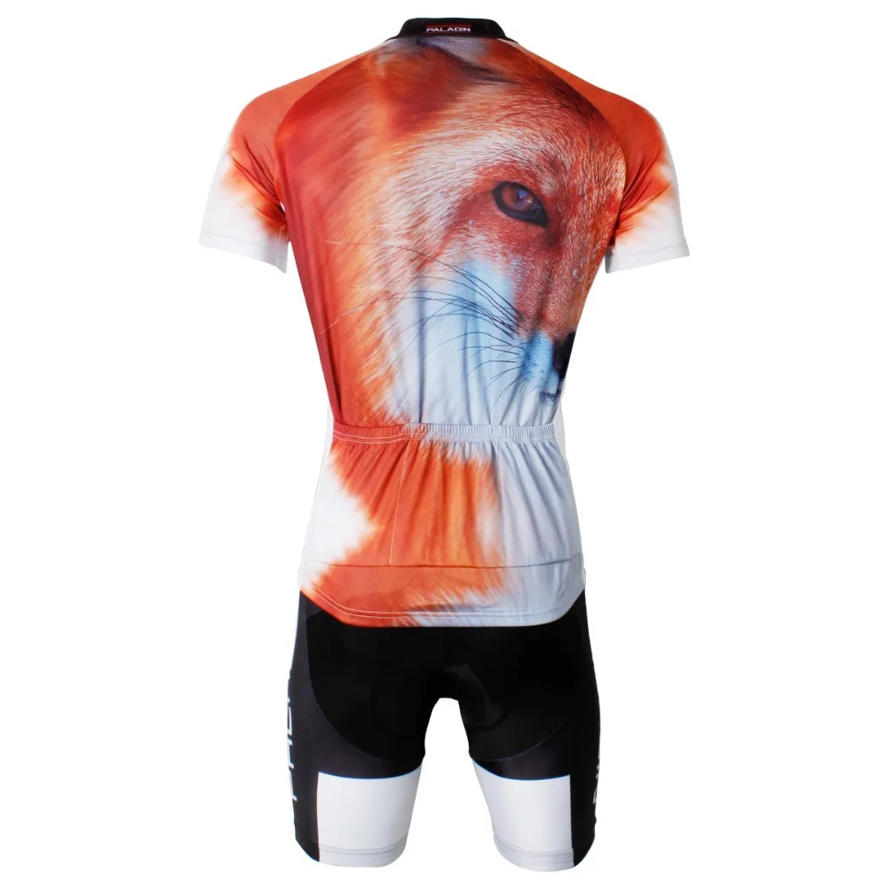 PALADIN &quotУмная лиса&quot Мужская футболка с коротким рукавом для велоспорта