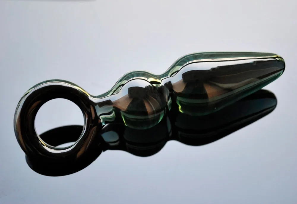 35 мм стеклянная Анальная пробка из пирекса Искусственный Пенис с искусственными