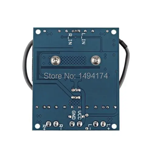 WQScosea Q8S-85 50 Вт * 2/8 Ом TDA7492 Плата усилителя класса D высокомощная + звуковой кабель